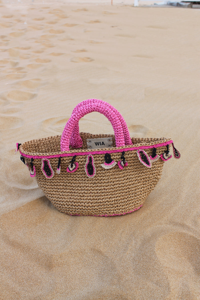 Anadolu Charm Tote Pembe