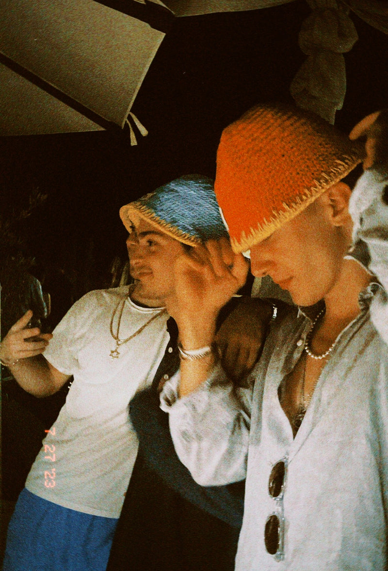 Monica's Hat in Orange