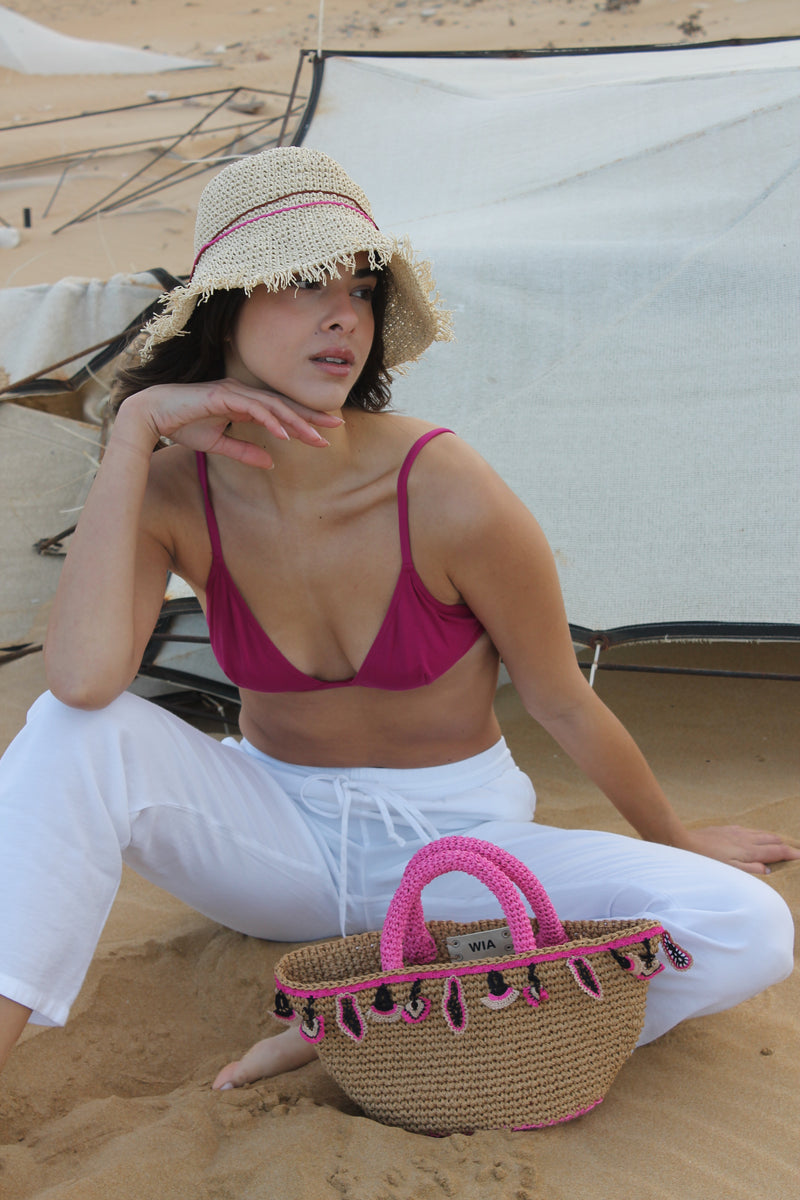 Anadolu Charm Tote Pembe