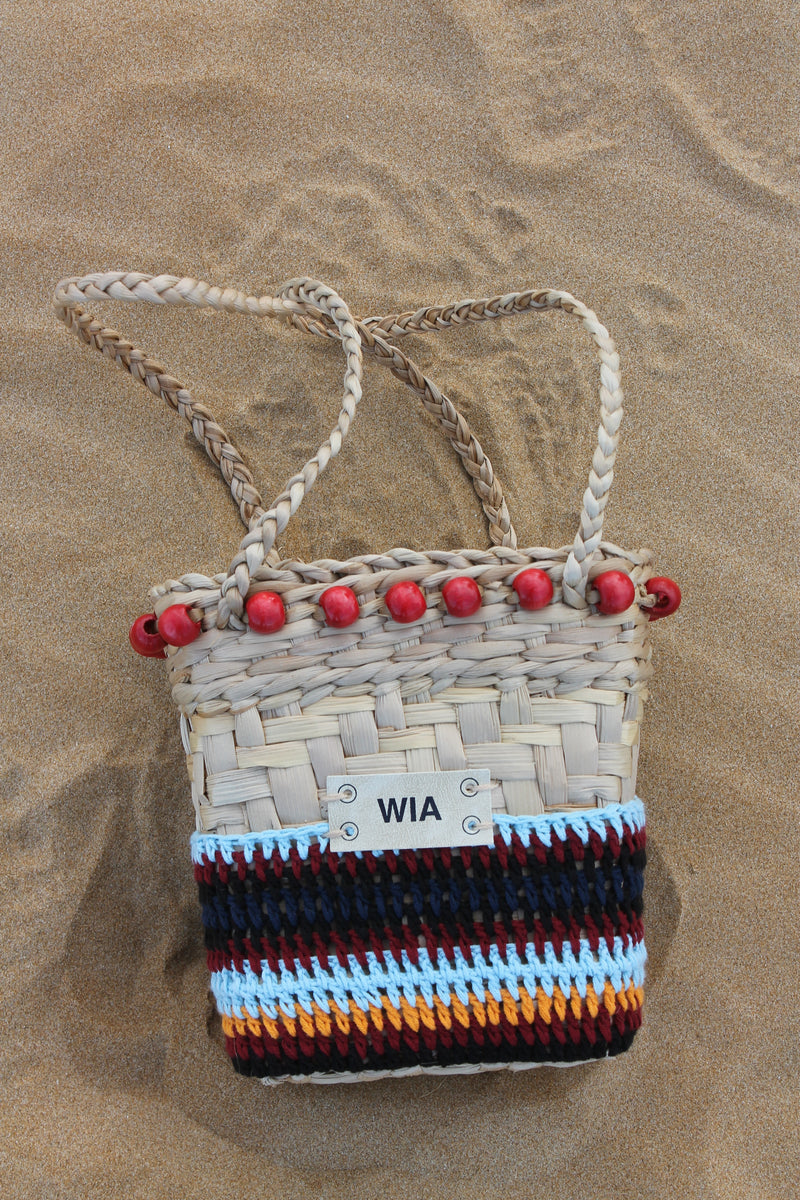 Isla Basket Bag Red