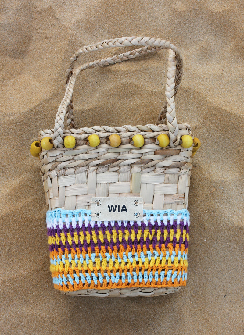 Isla Basket Çanta Sarı