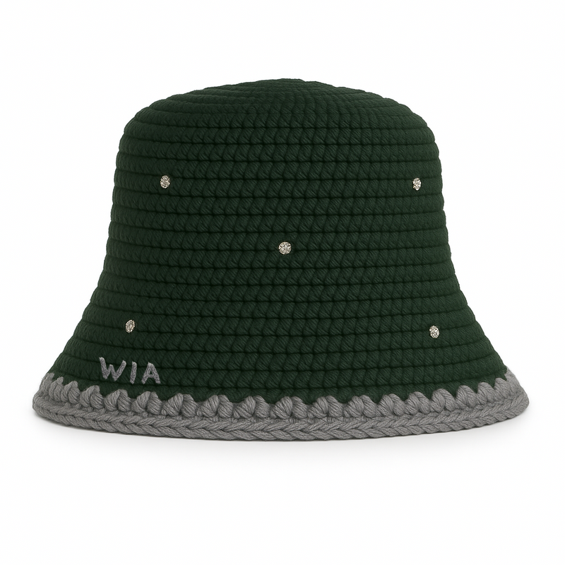 Gem Bucket Hat in Green