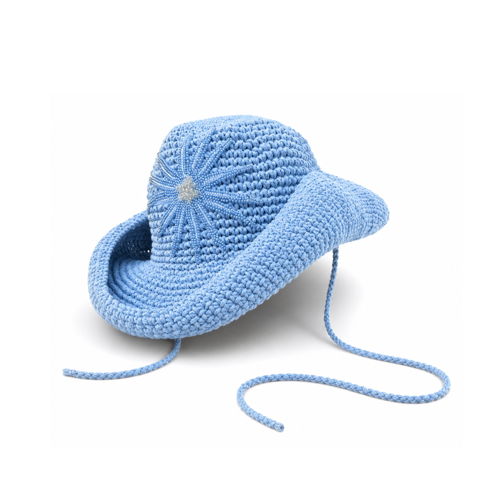 WIA X IKINITA Isabel Hat in Sea Blue