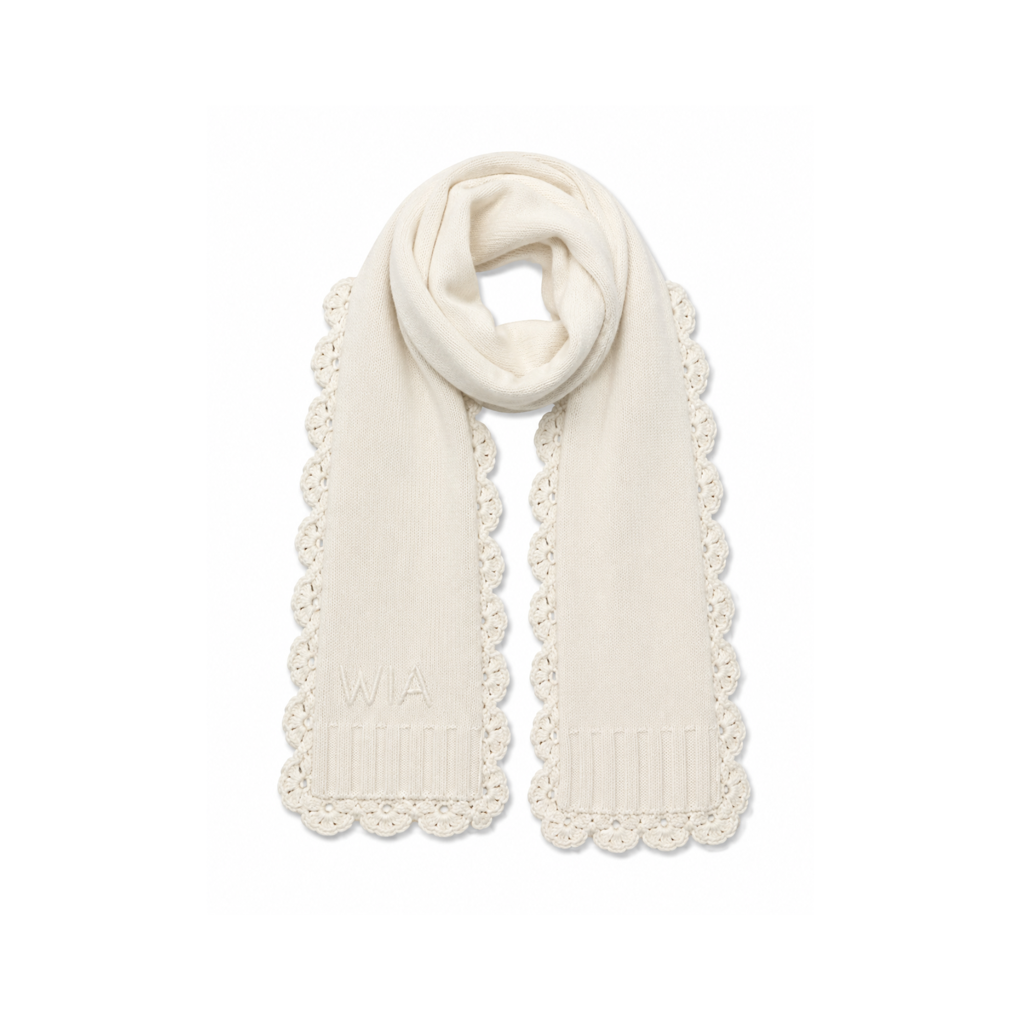 Fleur Scarf In Ecru
