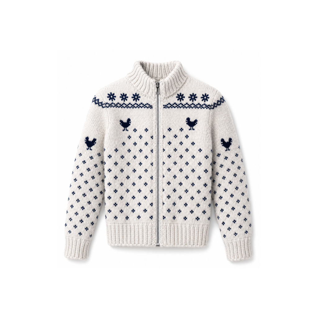The Cottage Zip in Navy