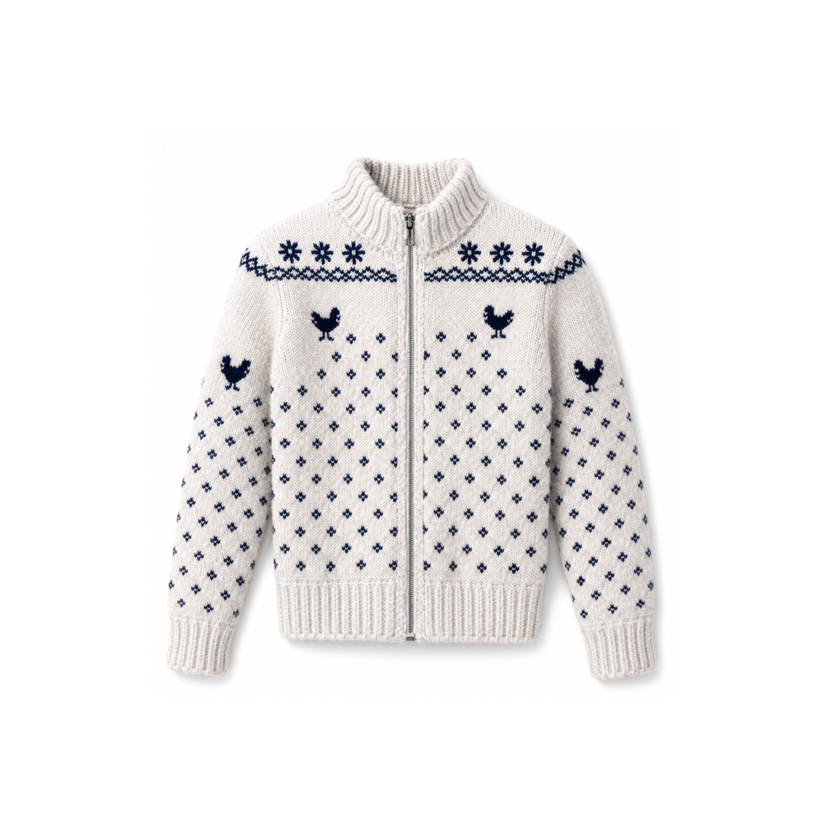 The Cottage Zip in Navy