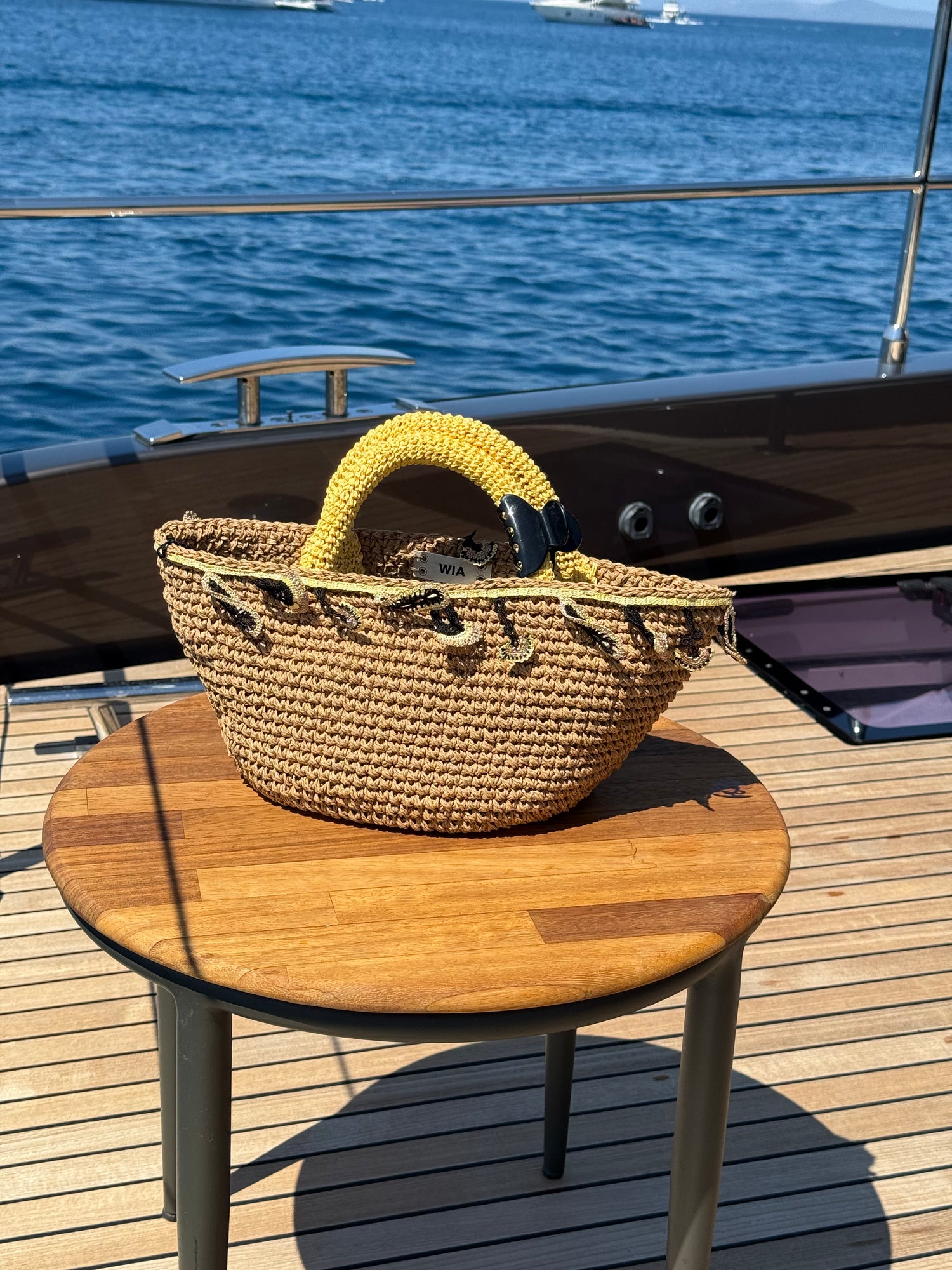Anadolu Charm Tote Butter Sarısı