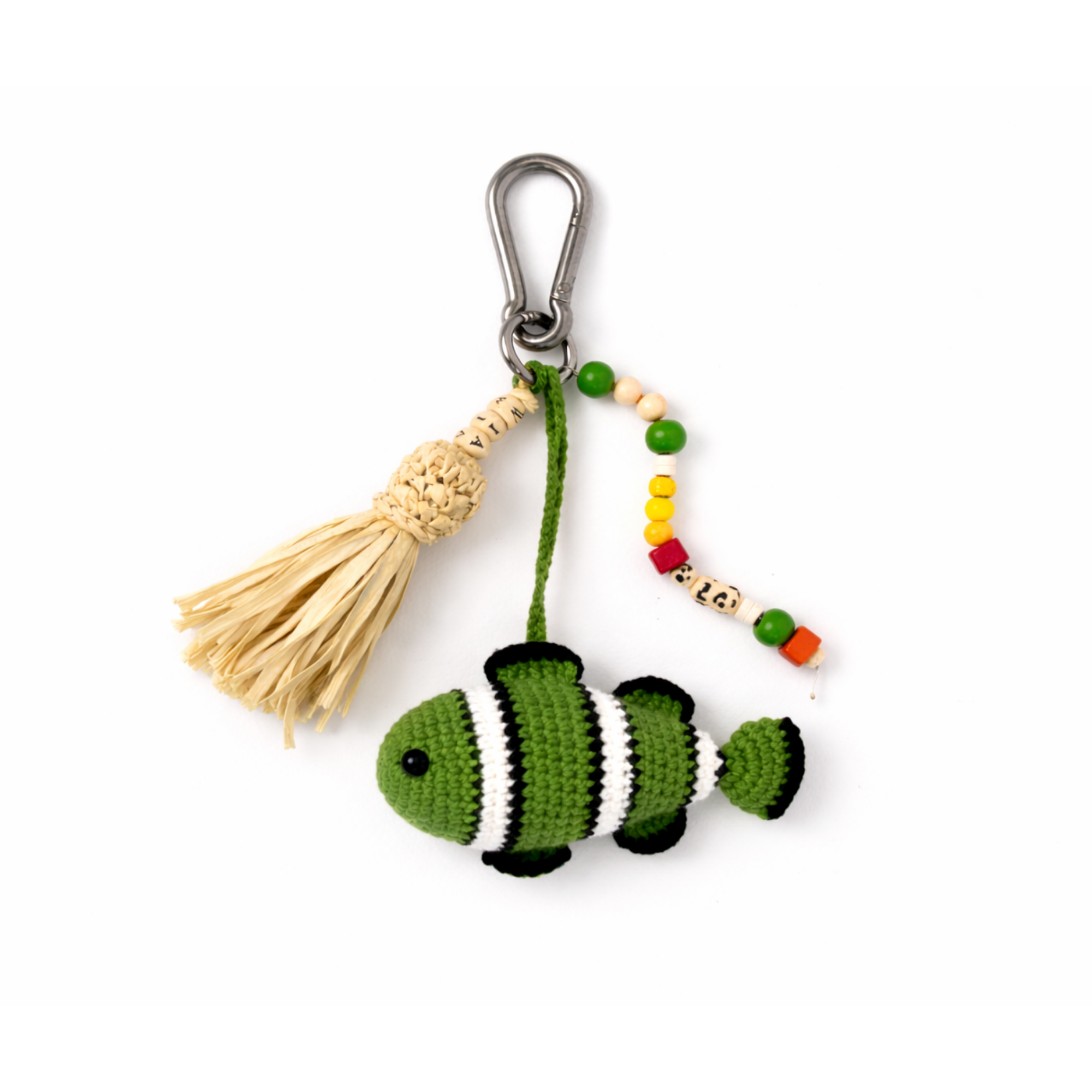 Green Fish Bag Charm