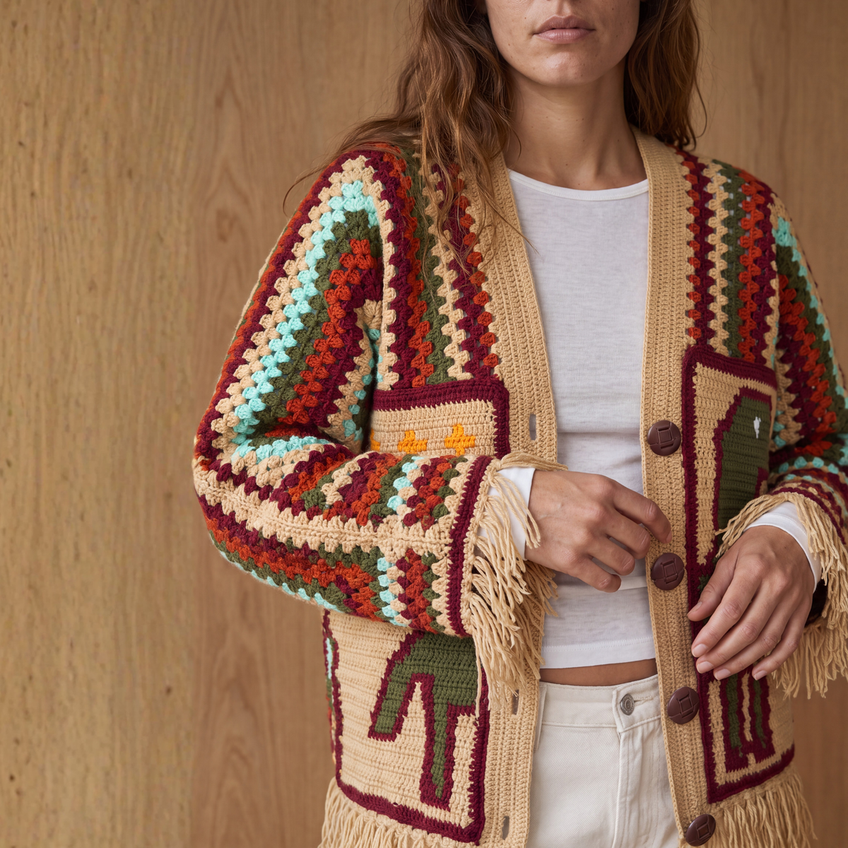 The House Cardigan in Camel