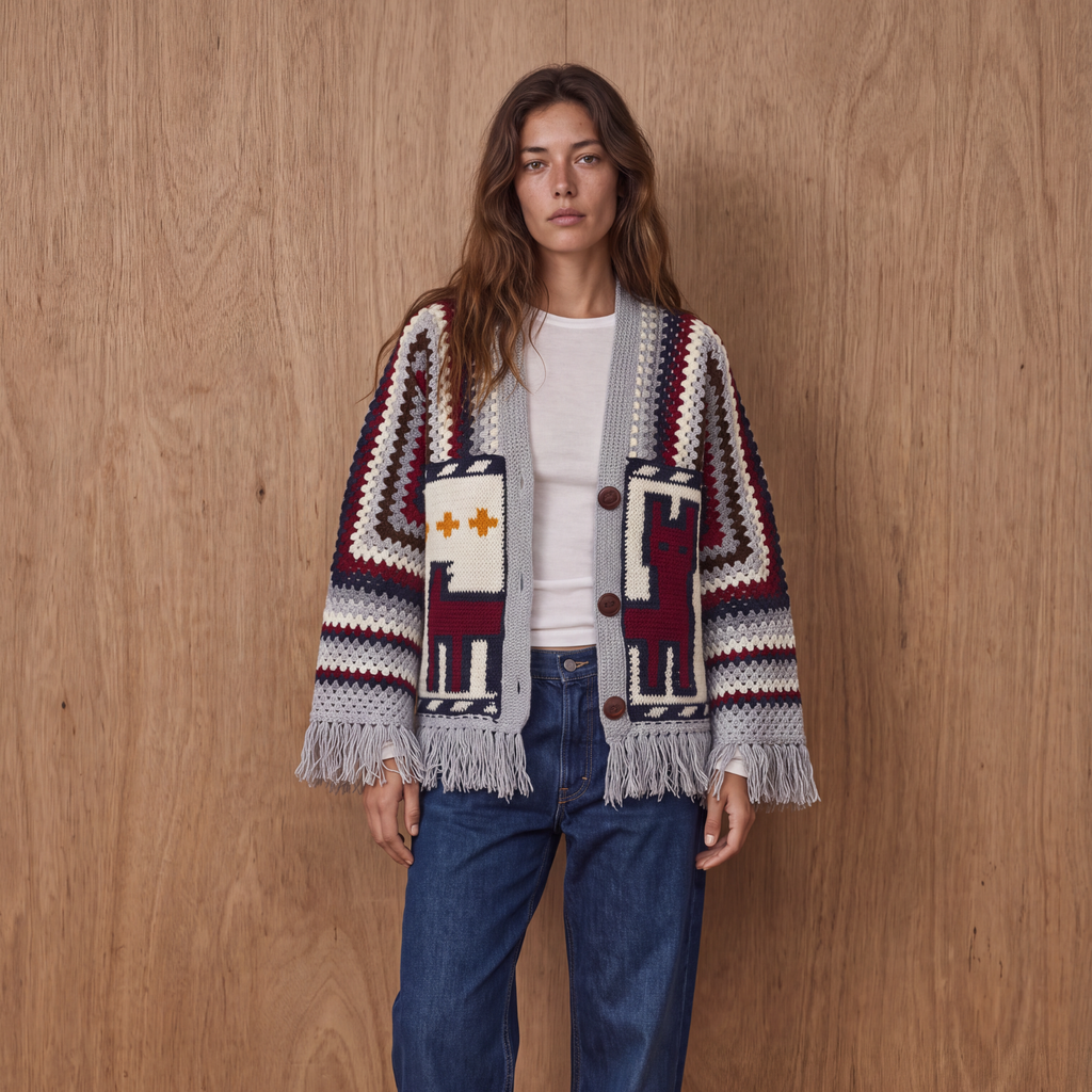 The House Cardigan in Horse