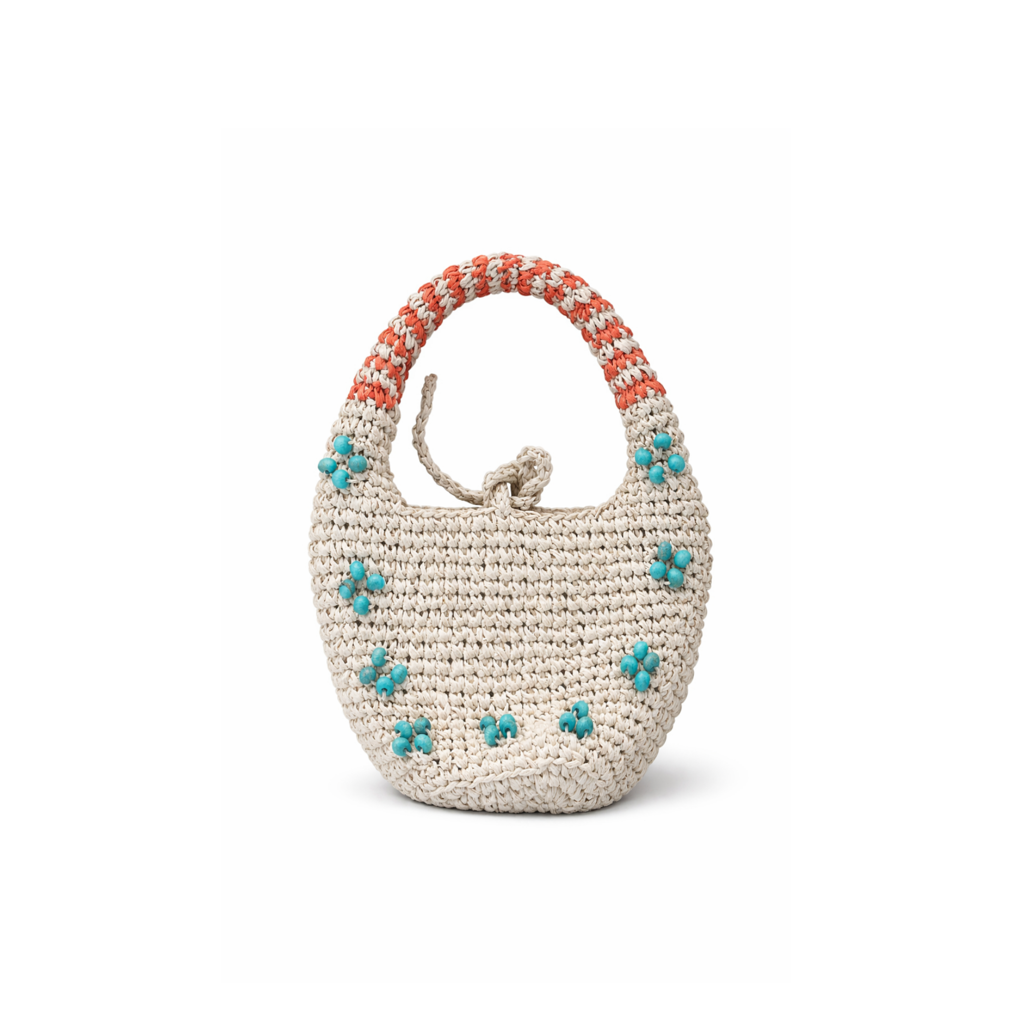 Beaded Boho Bag Natural