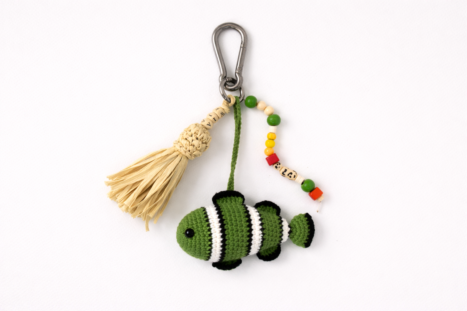 Green Fish Bag Charm