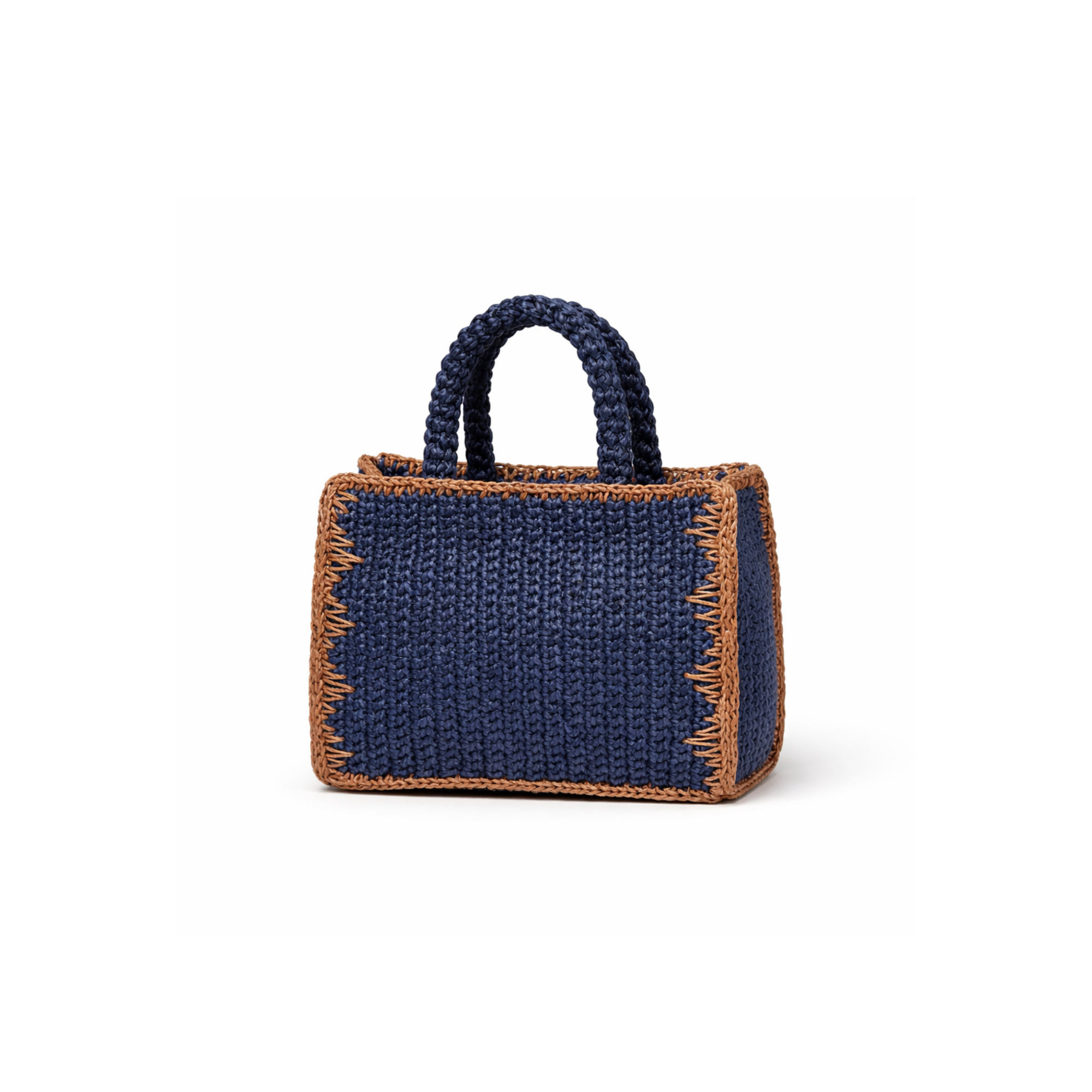 Lili Bag in Navy and Beige