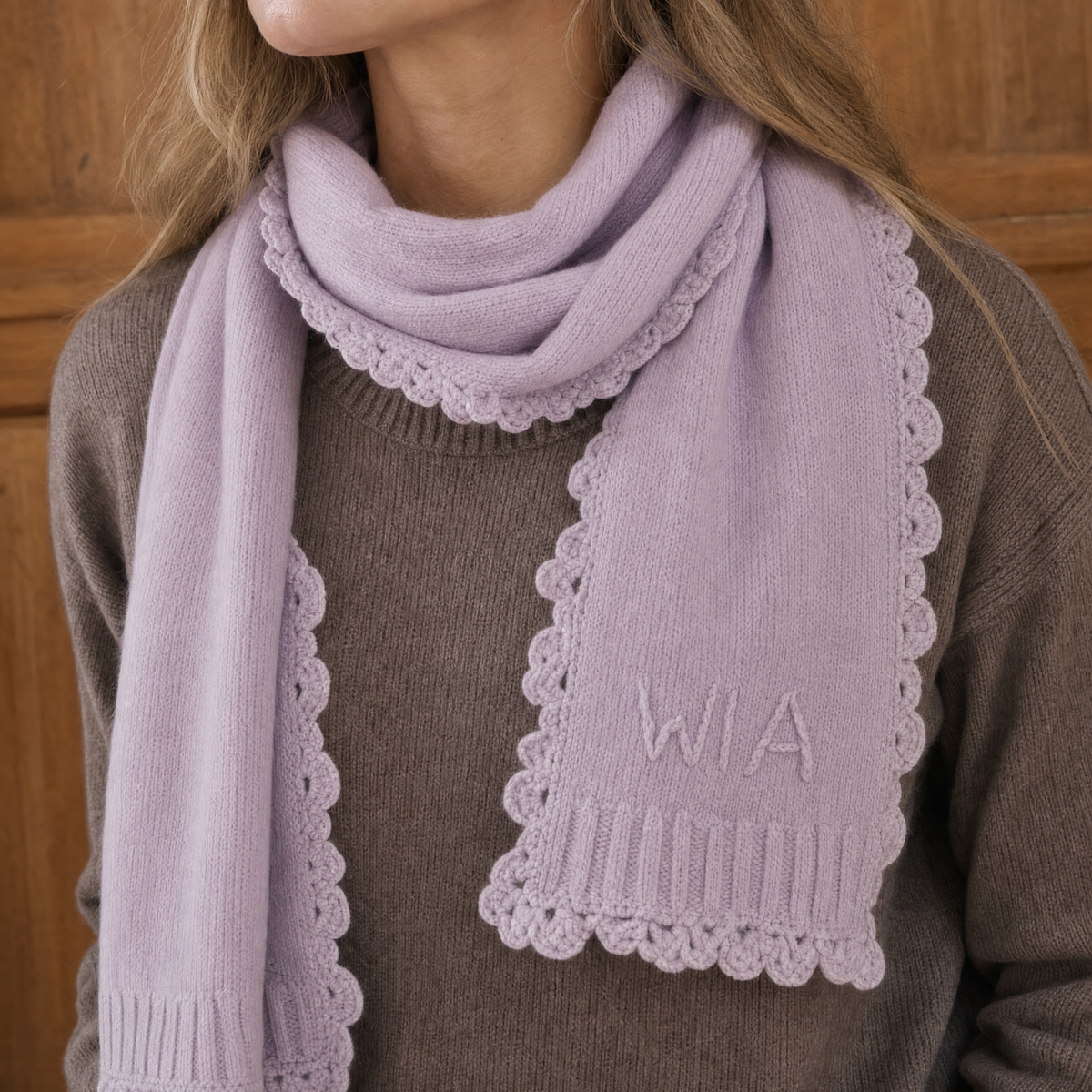 Fleur Scarf In Lilac