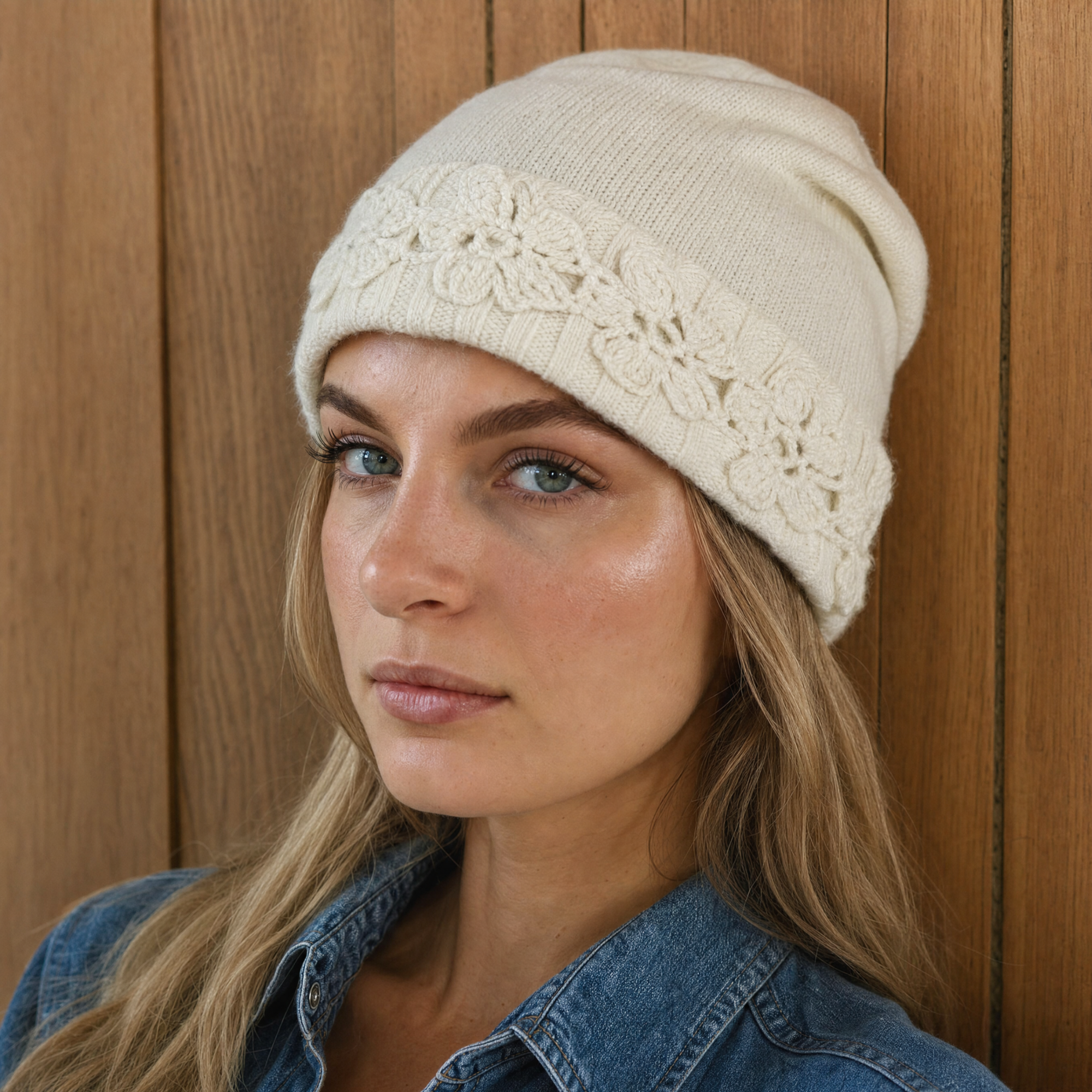 Fleur Hat in Ecru