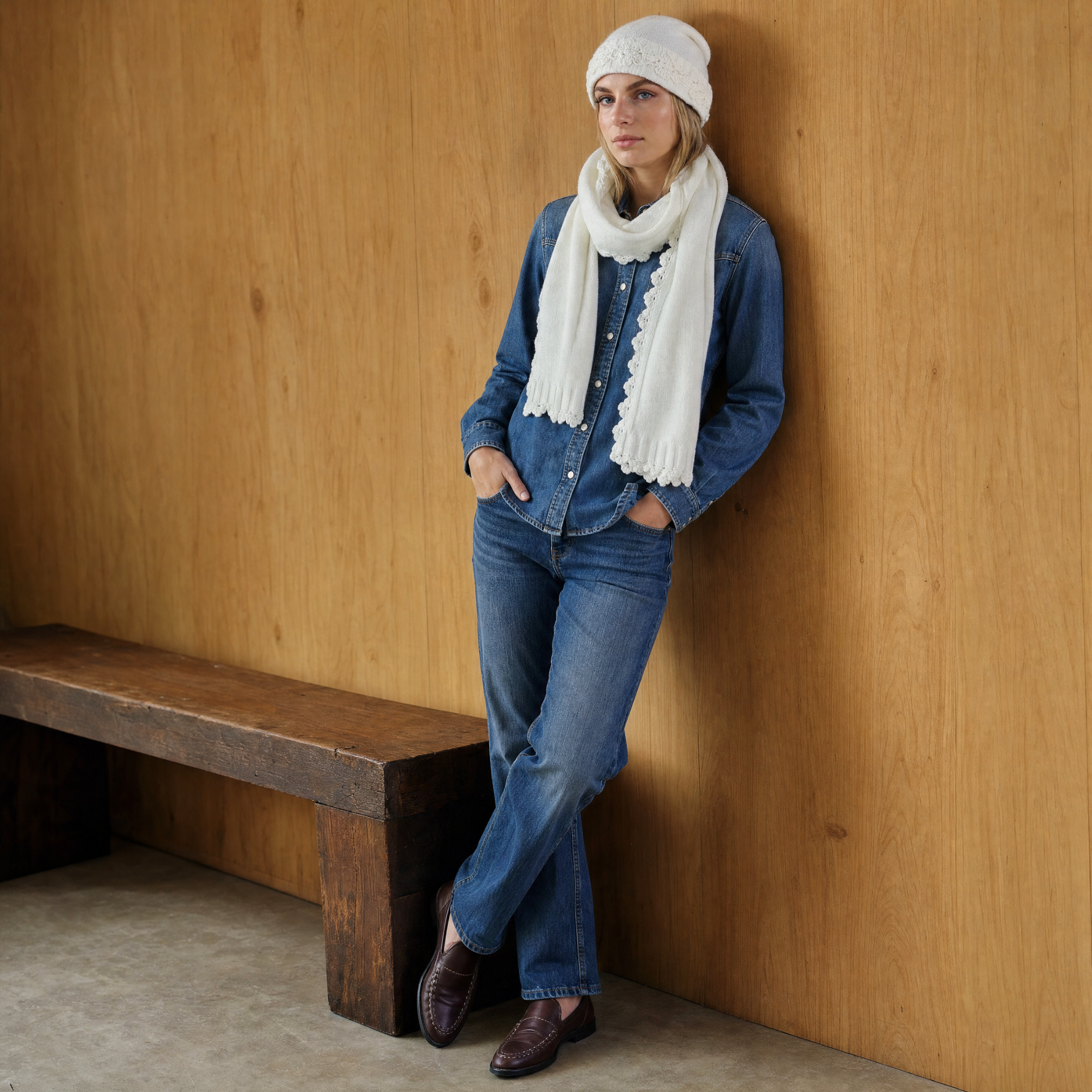 Fleur Hat in Ecru