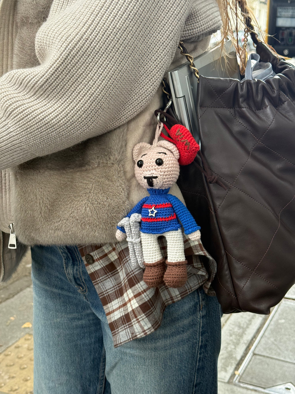Ski Bear Charm
