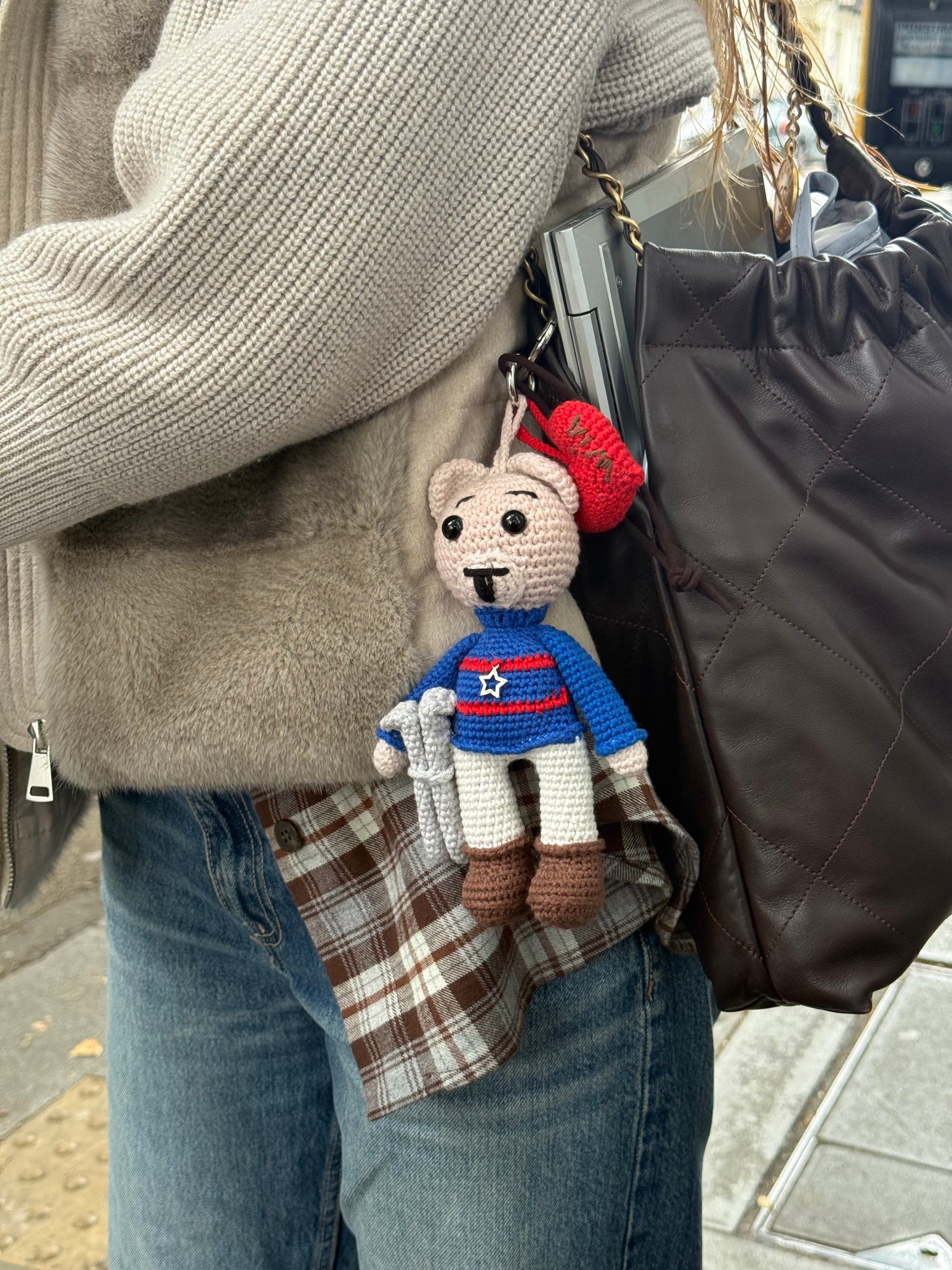 Ski Bear Charm