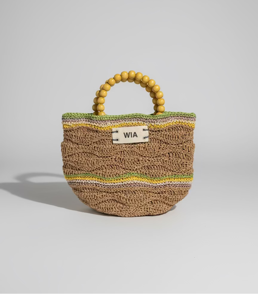 Sarı Boncuklu Çanta