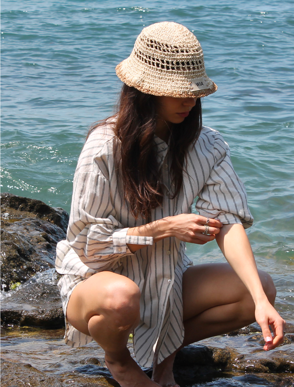 Bucket Hat in Natural