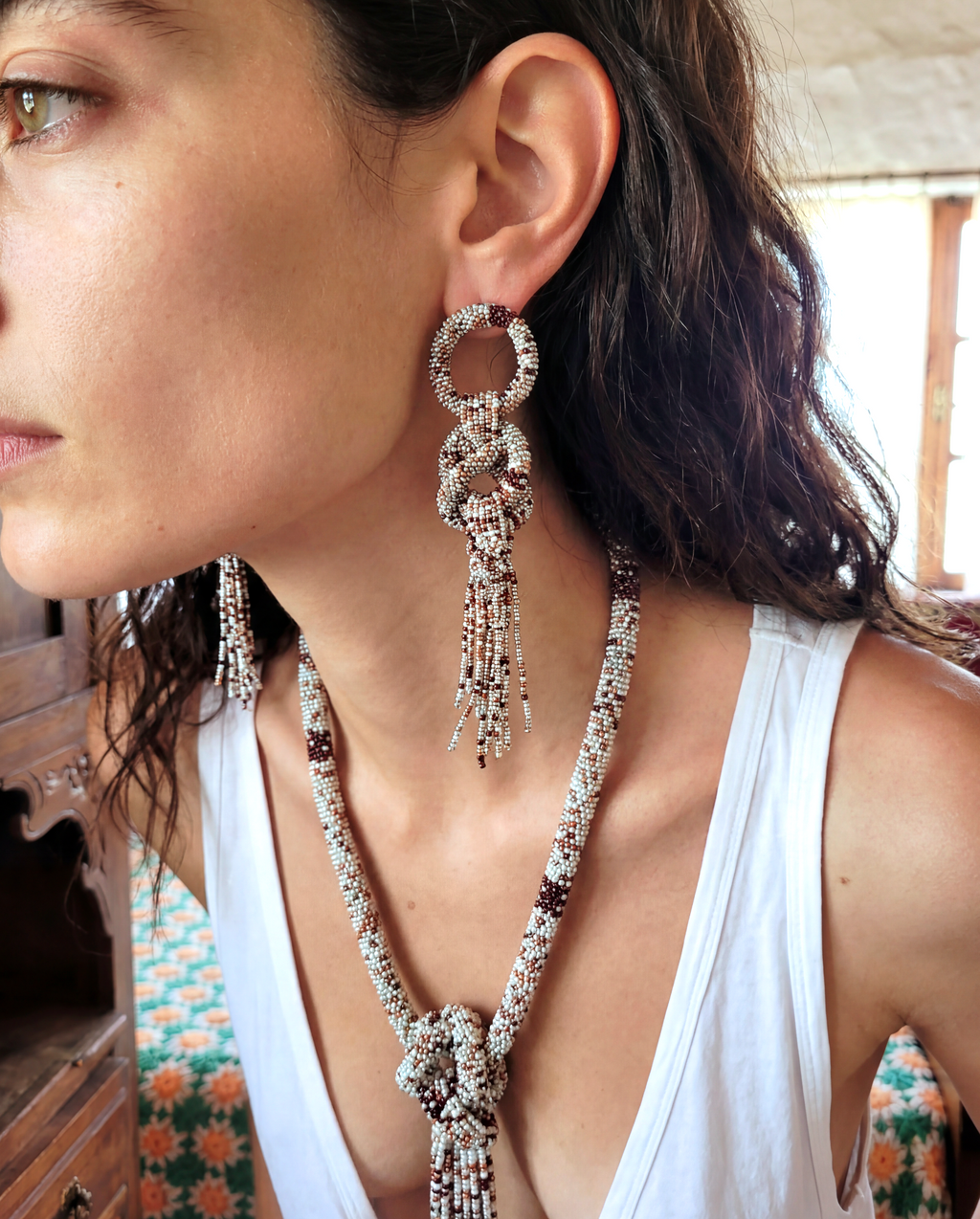 Dissolved "Kilim" Earrings