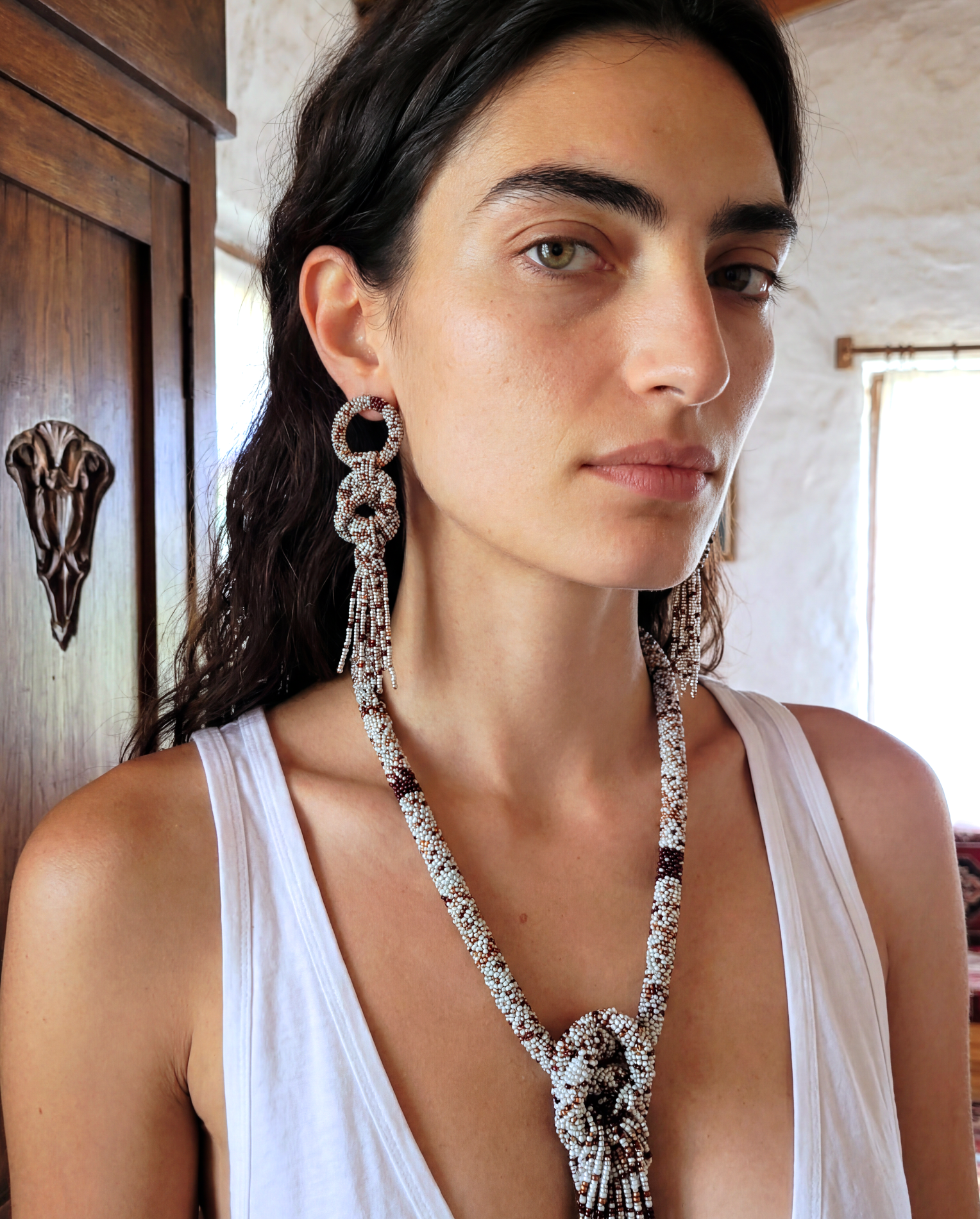 Dissolved "Kilim" Earrings