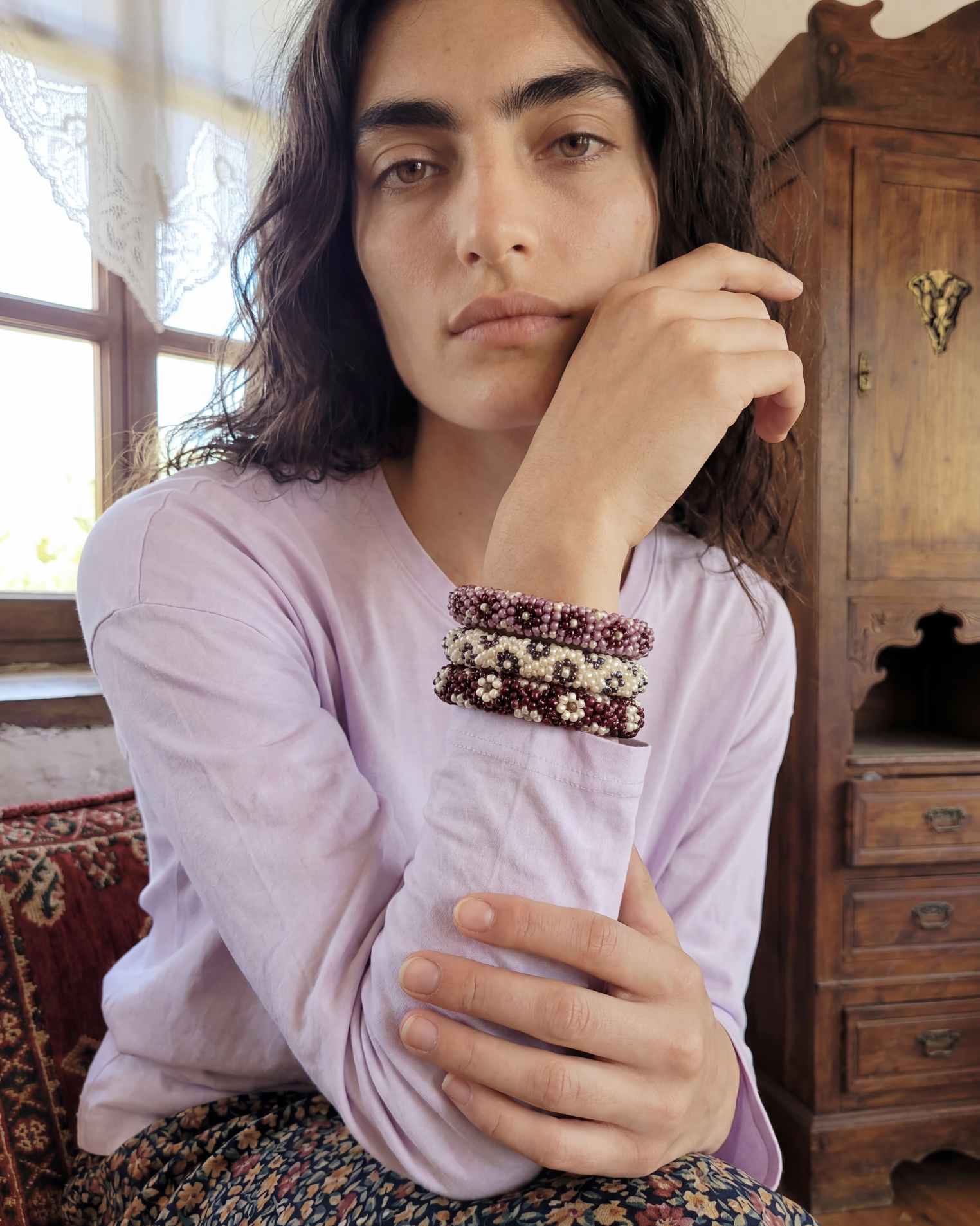 Çiçekli Bracelets