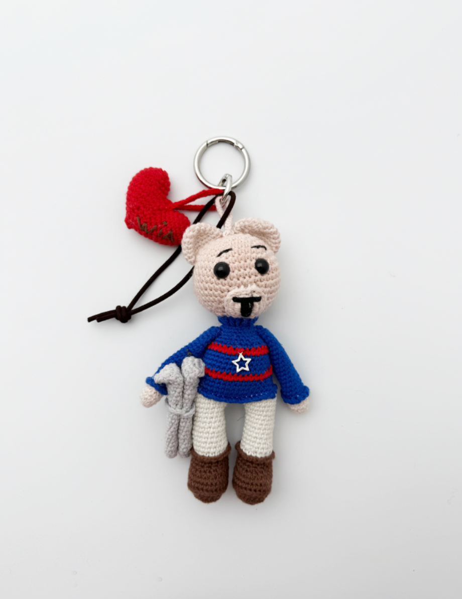 Ski Bear Charm