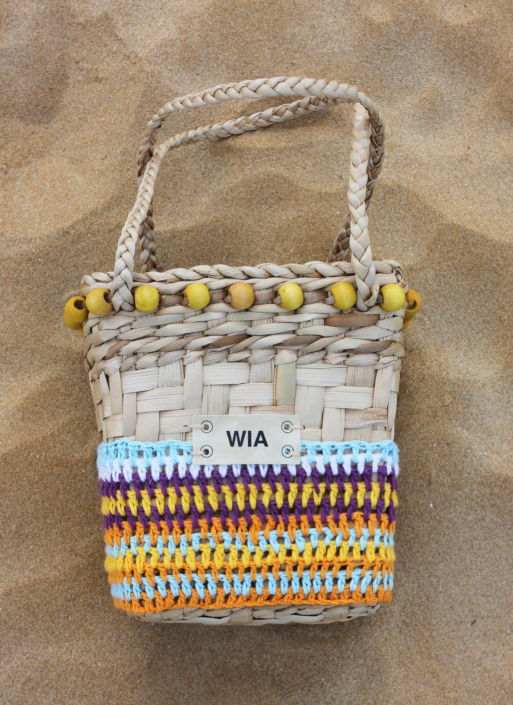Isla Basket Çanta Sarı